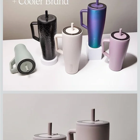 ERA 40 oz tumbler with handle and straw new - Picture 3 of 10